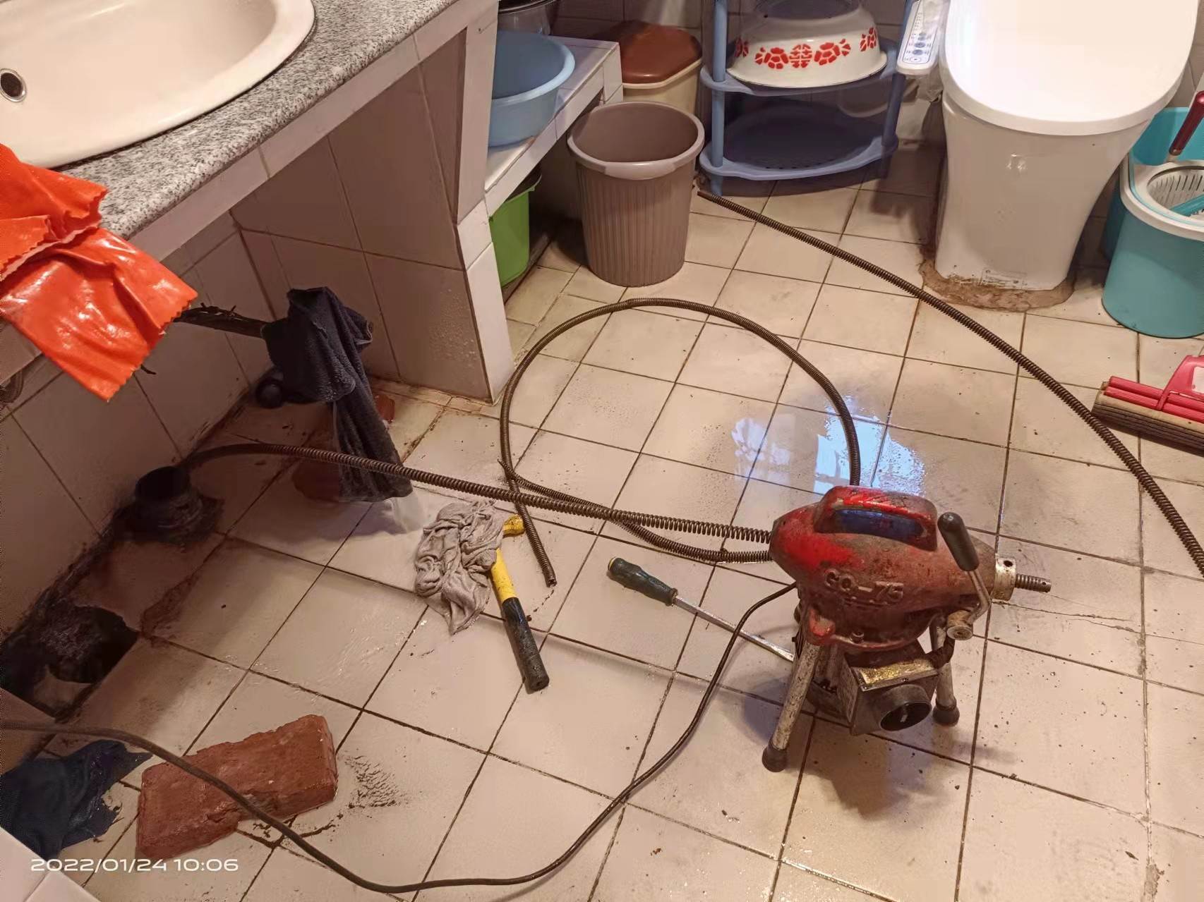 溧阳疏通厨房下水道，地漏疏通